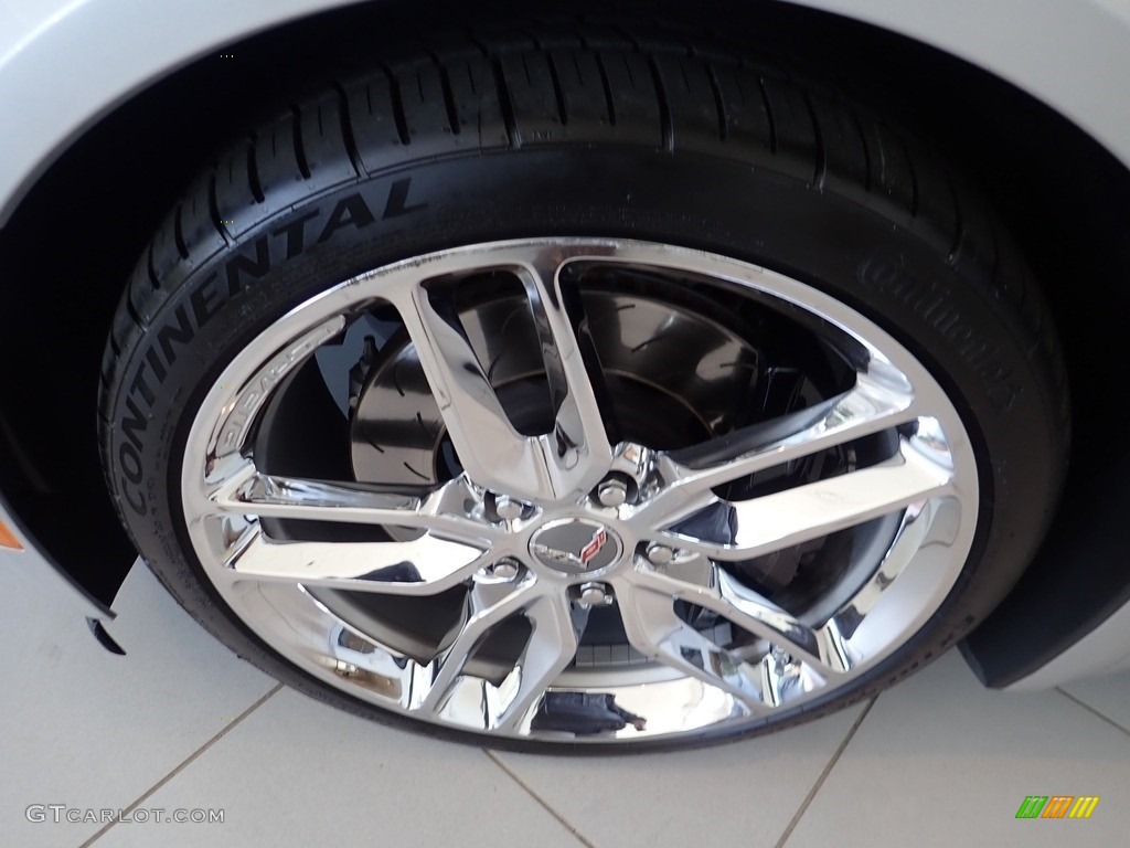 2014 Corvette Stingray Coupe Z51 - Blade Silver Metallic / Jet Black photo #16