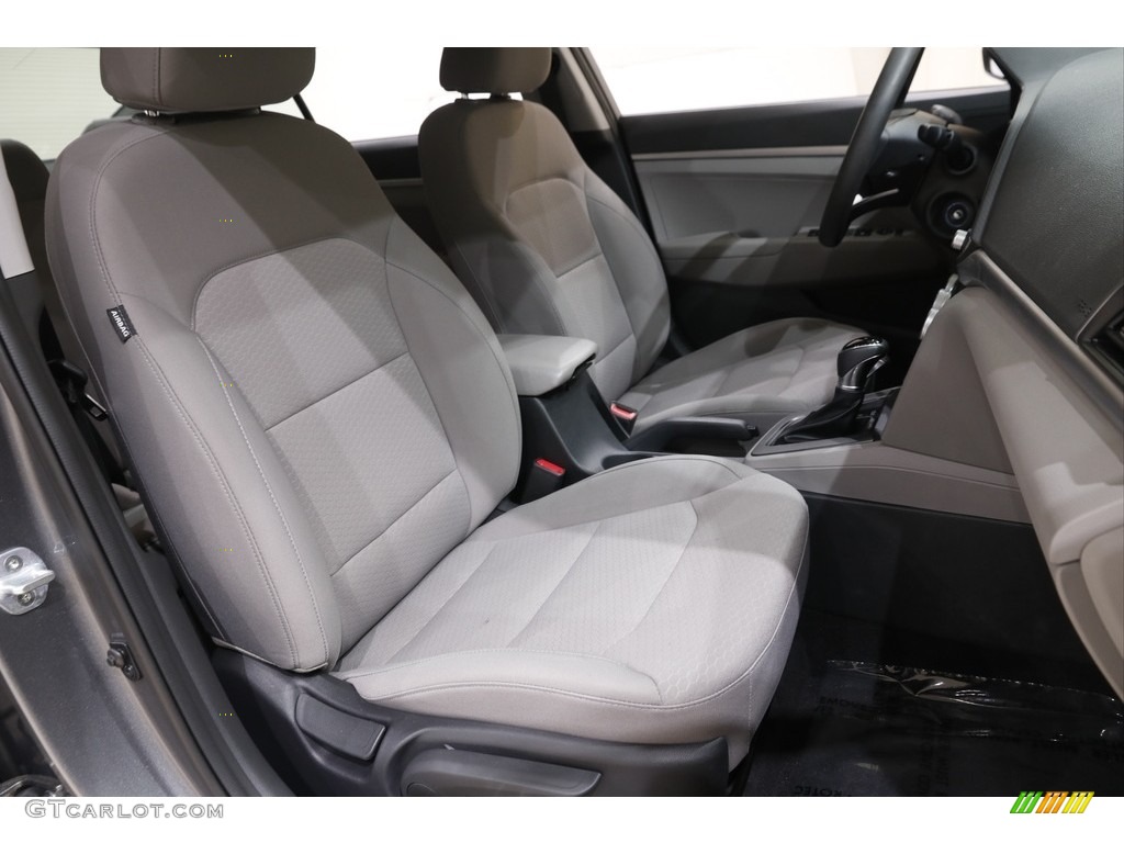 2019 Elantra SE - Machine Gray / Gray photo #12