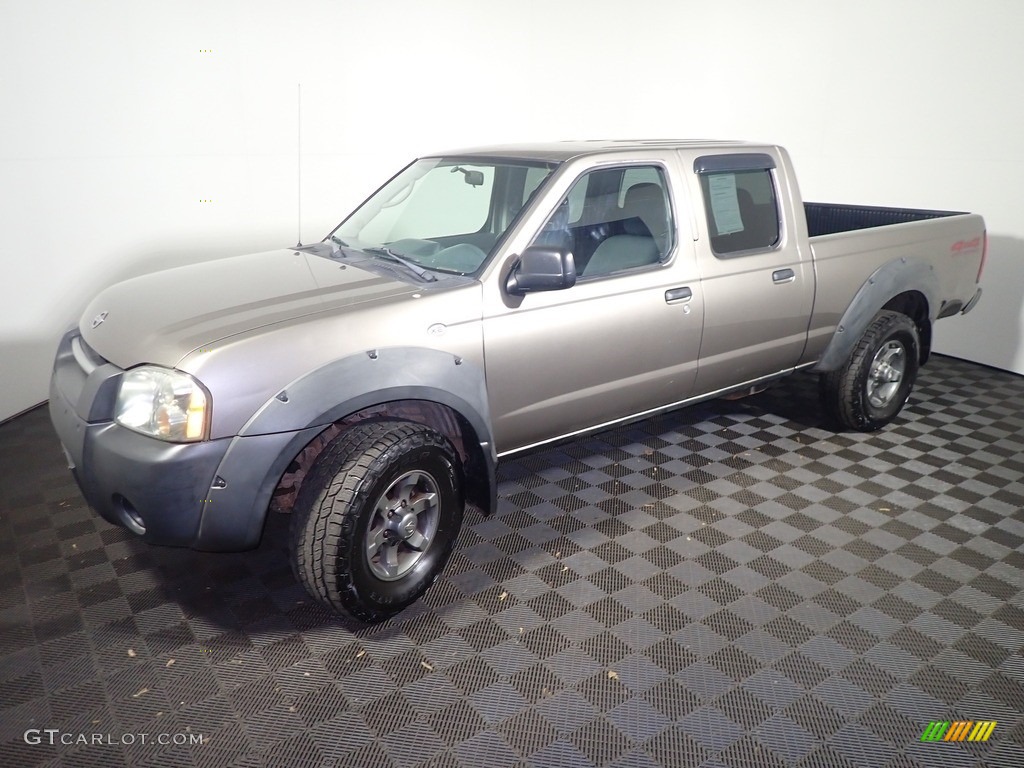 Sand Dune Metallic 2003 Nissan Frontier XE V6 King Cab 4x4 Exterior Photo #141893143