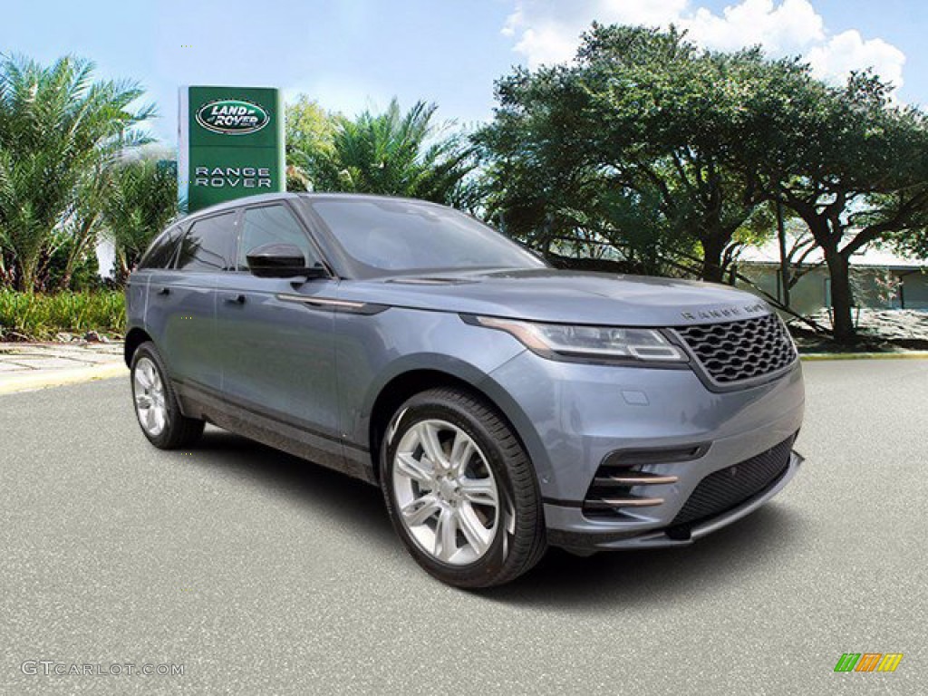 2021 Range Rover Velar R-Dynamic S - Byron Blue Metallic / Acorn photo #12