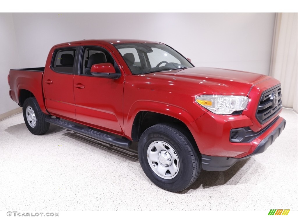 2019 Tacoma SR Double Cab 4x4 - Barcelona Red Metallic / Cement Gray photo #1
