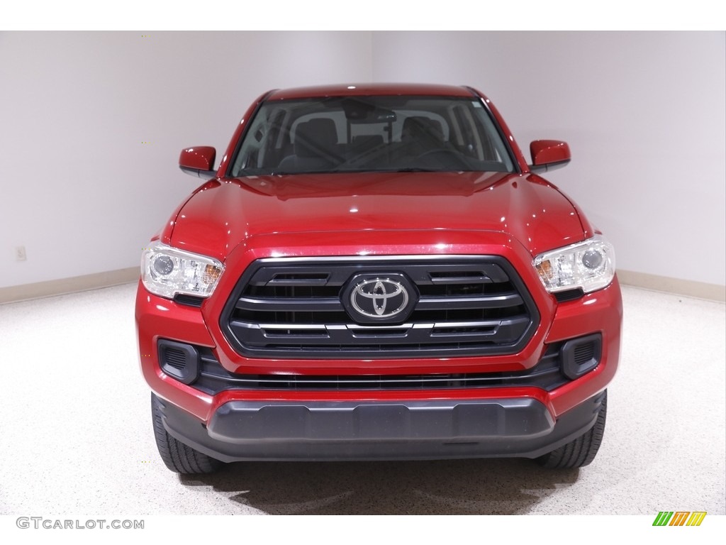 2019 Tacoma SR Double Cab 4x4 - Barcelona Red Metallic / Cement Gray photo #2