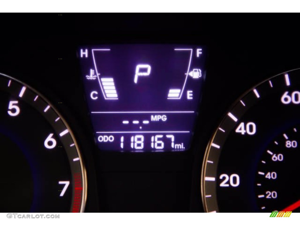 2012 Accent GLS 4 Door - Boston Red / Beige photo #6