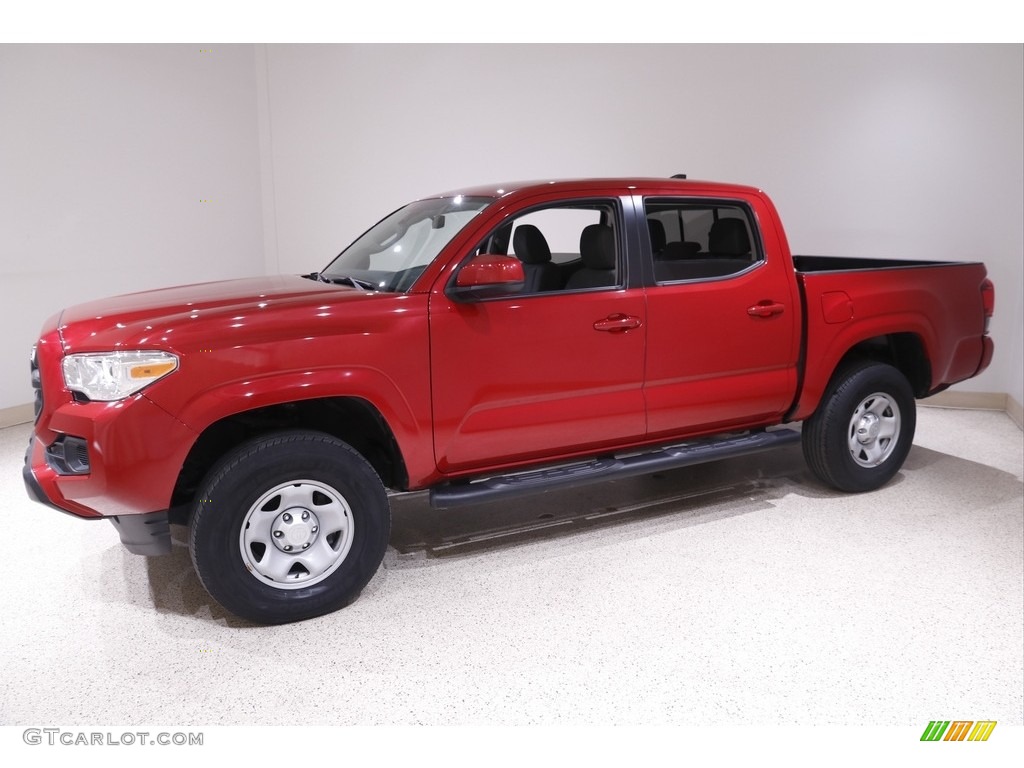 2019 Tacoma SR Double Cab 4x4 - Barcelona Red Metallic / Cement Gray photo #3