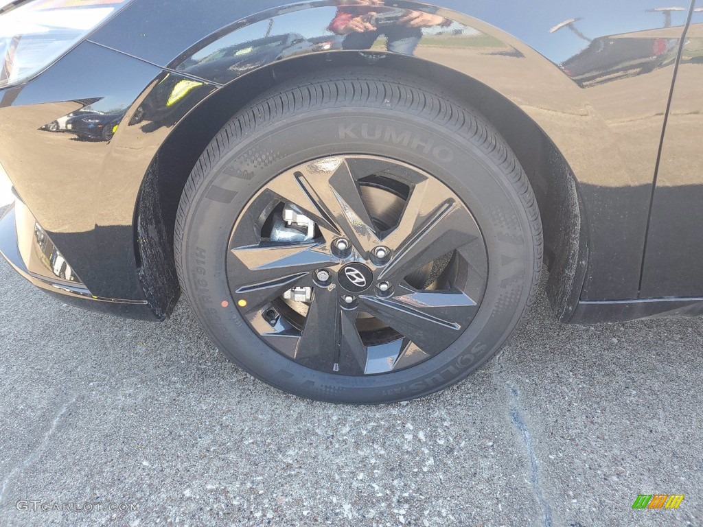 2021 Elantra SEL - Phantom Black / Black photo #10