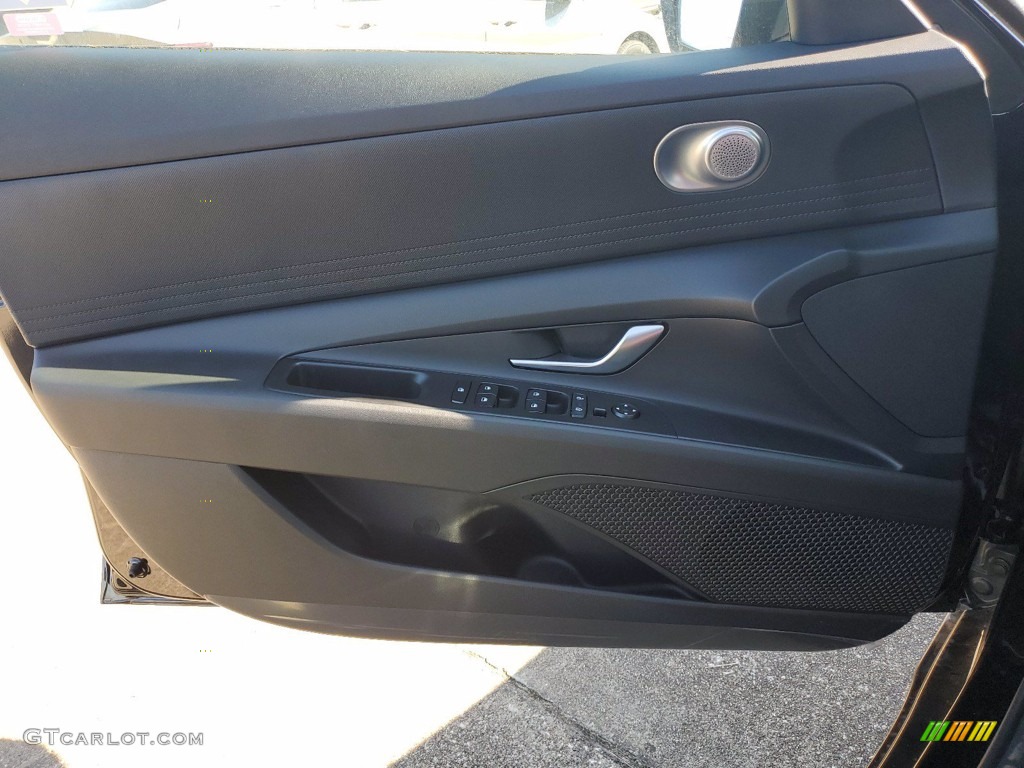 2021 Elantra SEL - Phantom Black / Black photo #13
