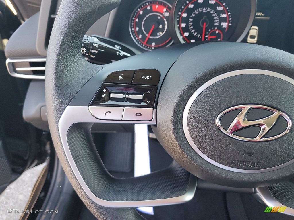 2021 Elantra SEL - Phantom Black / Black photo #16