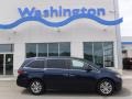 2014 Obsidian Blue Pearl Honda Odyssey EX-L  photo #2