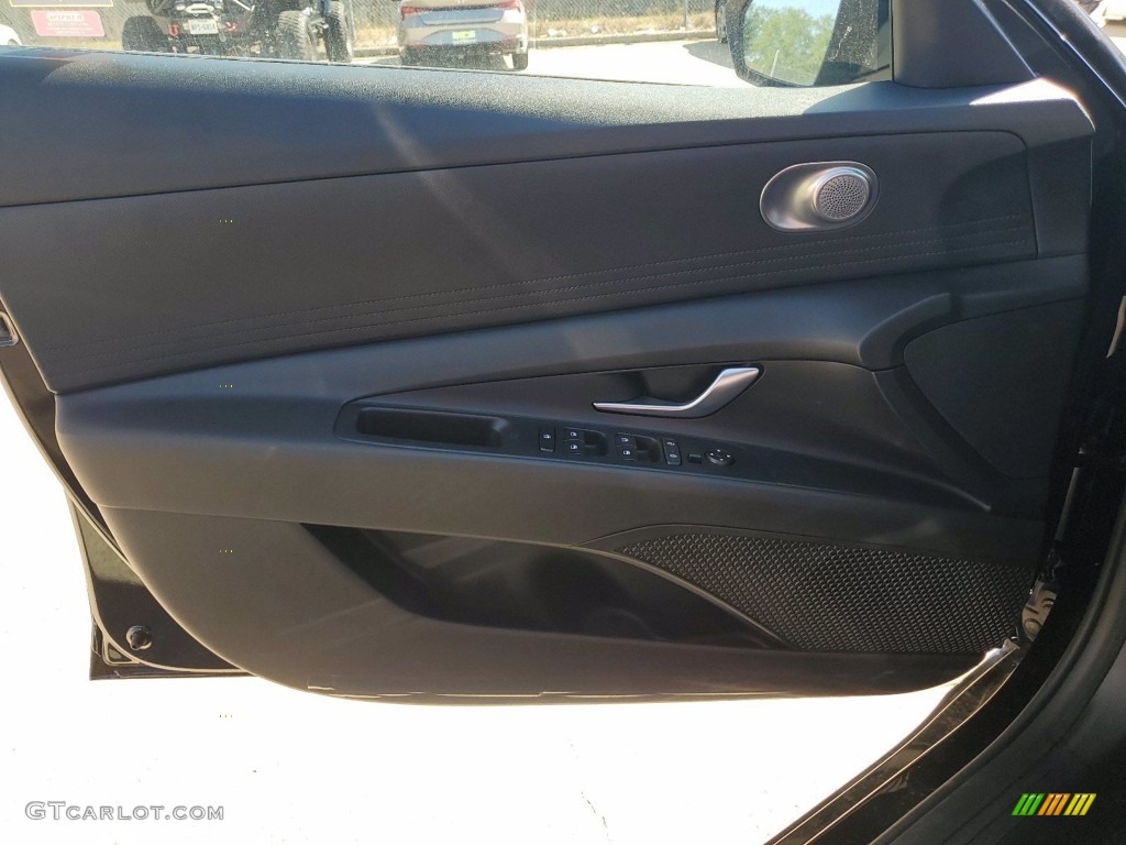2021 Elantra SEL - Phantom Black / Black photo #13