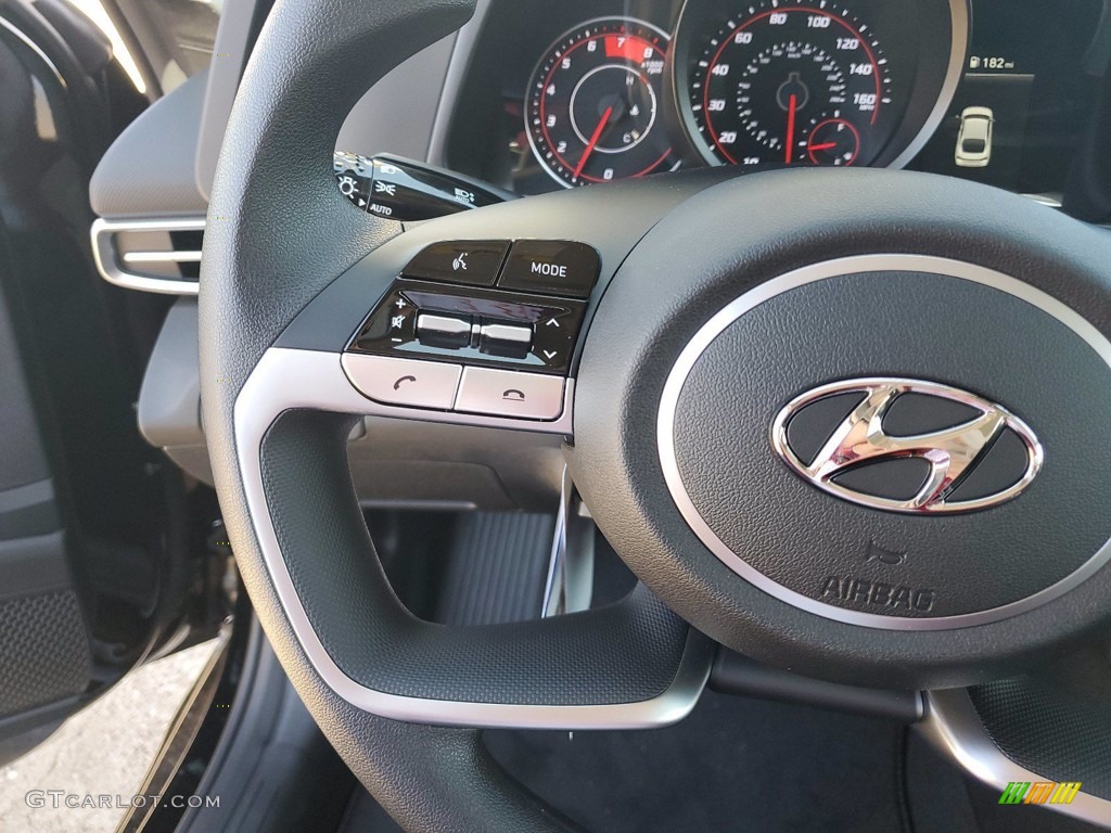 2021 Elantra SEL - Phantom Black / Black photo #16