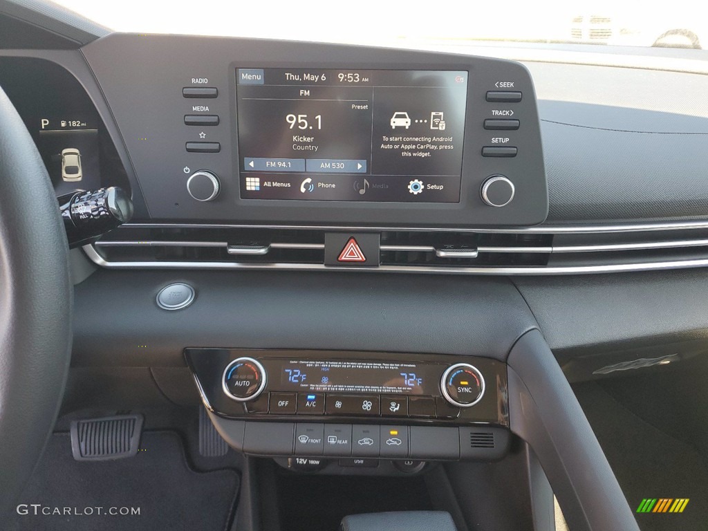 2021 Elantra SEL - Phantom Black / Black photo #18
