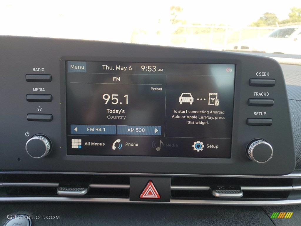 2021 Elantra SEL - Phantom Black / Black photo #19