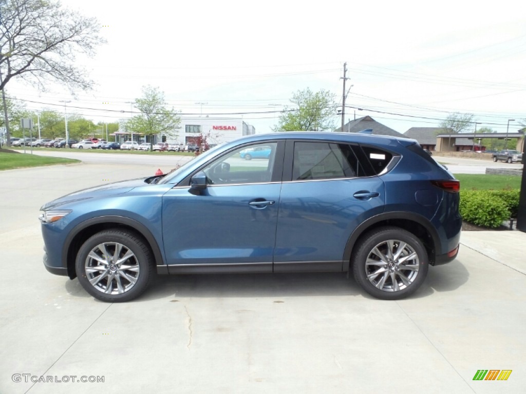 2021 CX-5 Grand Touring AWD - Eternal Blue Mica / Black photo #6