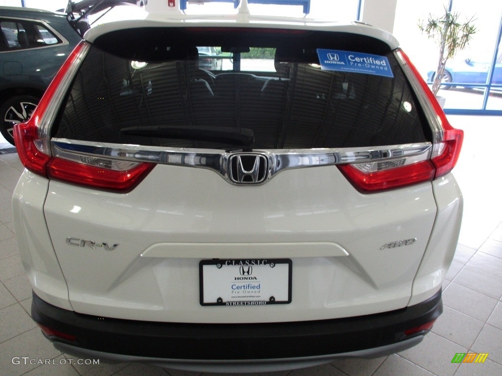 2018 CR-V EX-L AWD - White Diamond Pearl / Black photo #7