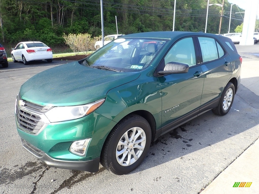 2018 Equinox LS AWD - Ivy Metallic / Medium Ash Gray photo #7