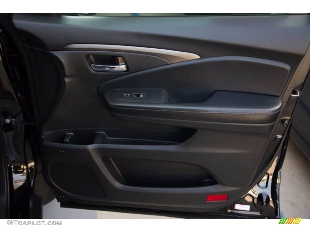 2017 Honda Pilot EX-L Black Door Panel Photo #141900562