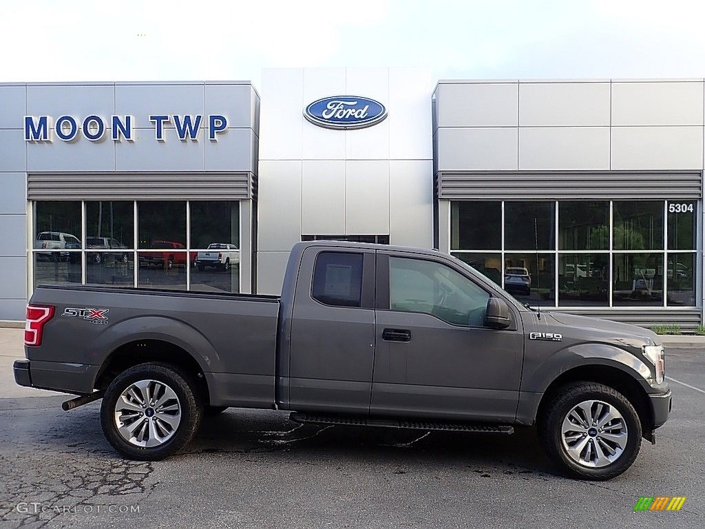 2018 F150 XL SuperCab 4x4 - Lead Foot / Earth Gray photo #1
