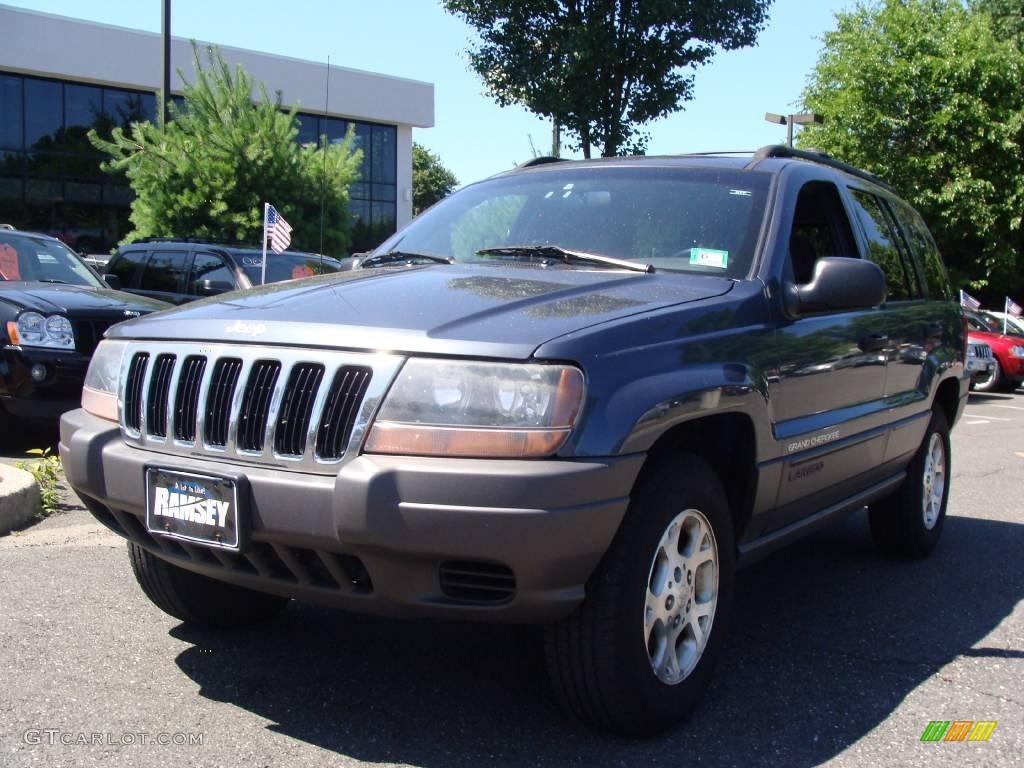 2001 Grand Cherokee Laredo 4x4 - Steel Blue Pearl / Agate photo #1