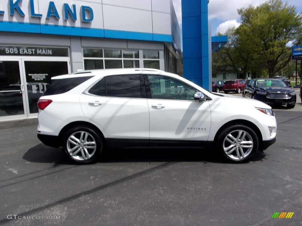 2021 Equinox Premier AWD - Summit White / Medium Ash Gray photo #2