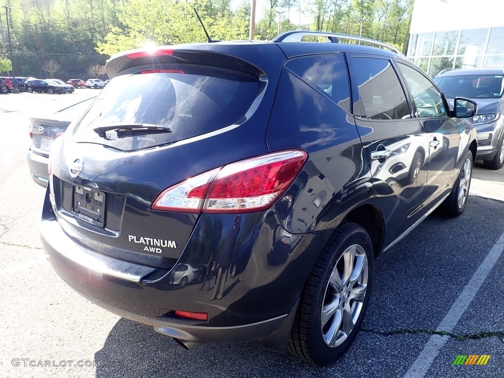 2012 Murano LE AWD - Super Black / Black photo #4