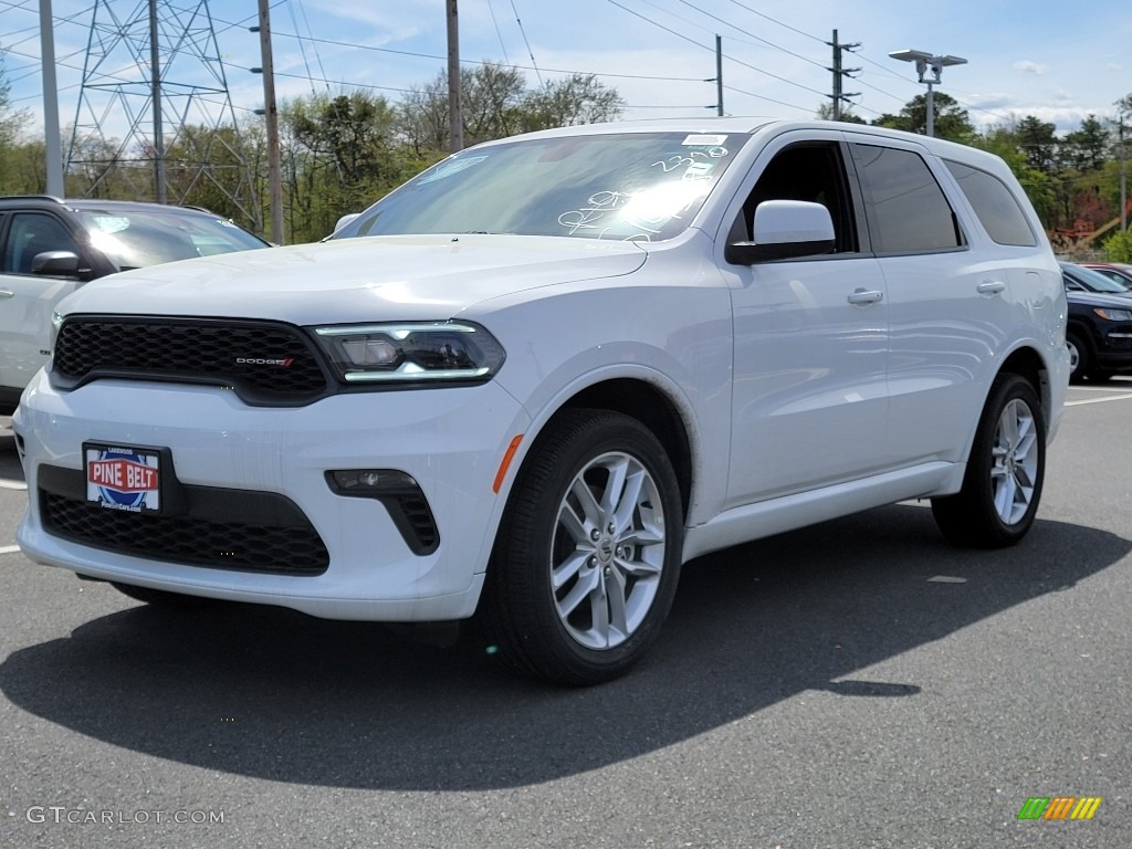 2021 Durango GT AWD - Vice White / Black photo #1