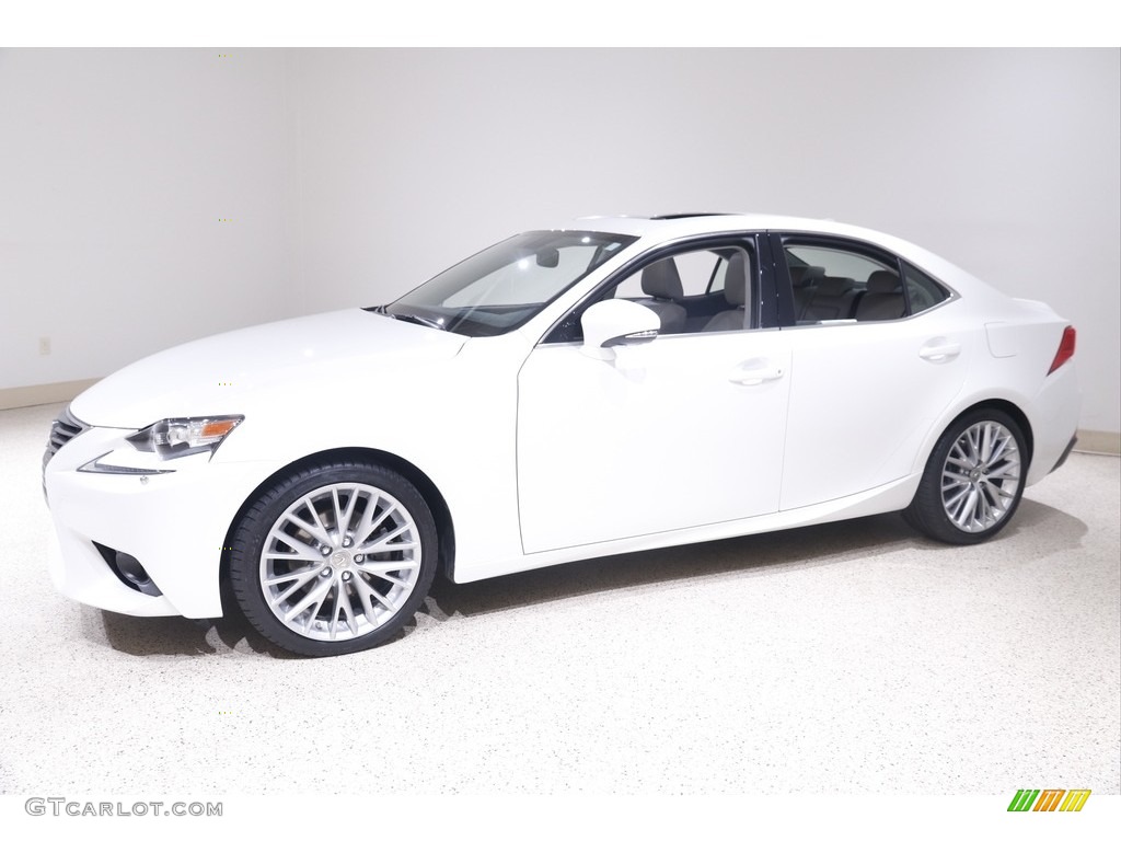 2014 IS 250 AWD - Starfire Pearl / Light Gray photo #3