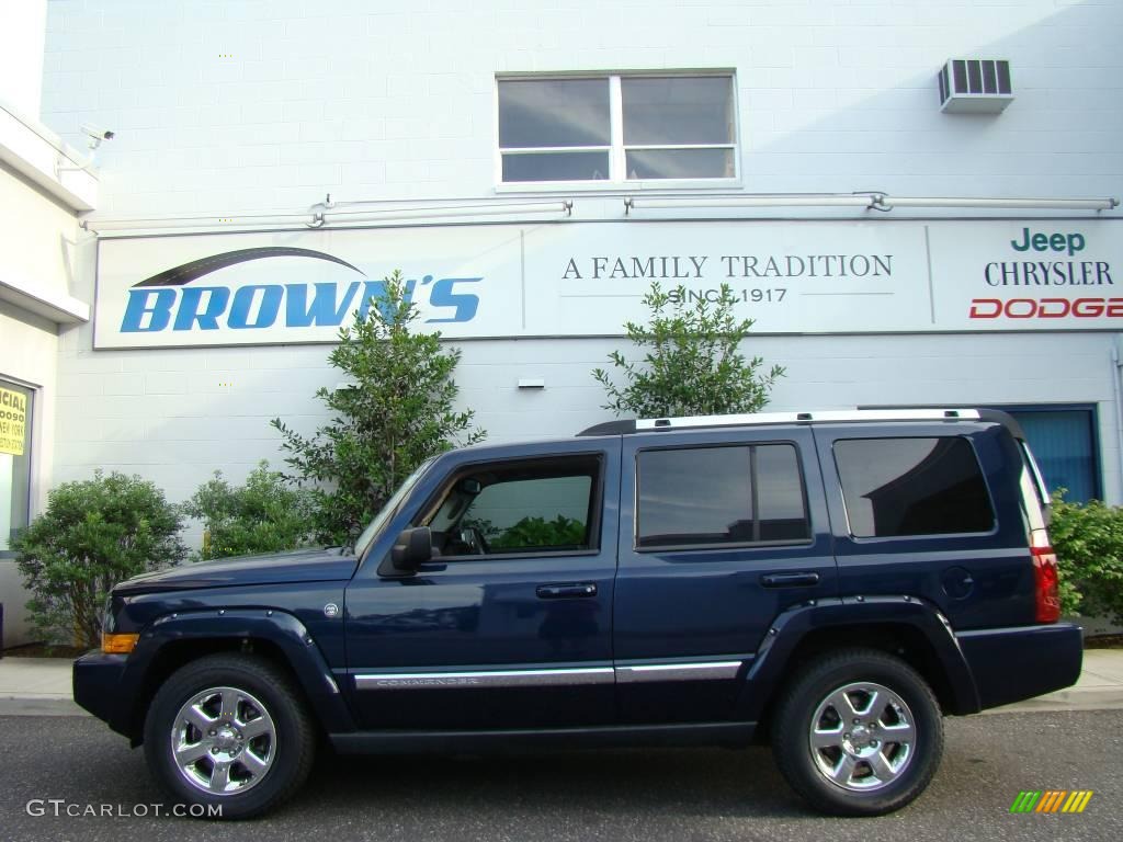 2006 Commander Limited 4x4 - Midnight Blue Pearl / Saddle Brown photo #1