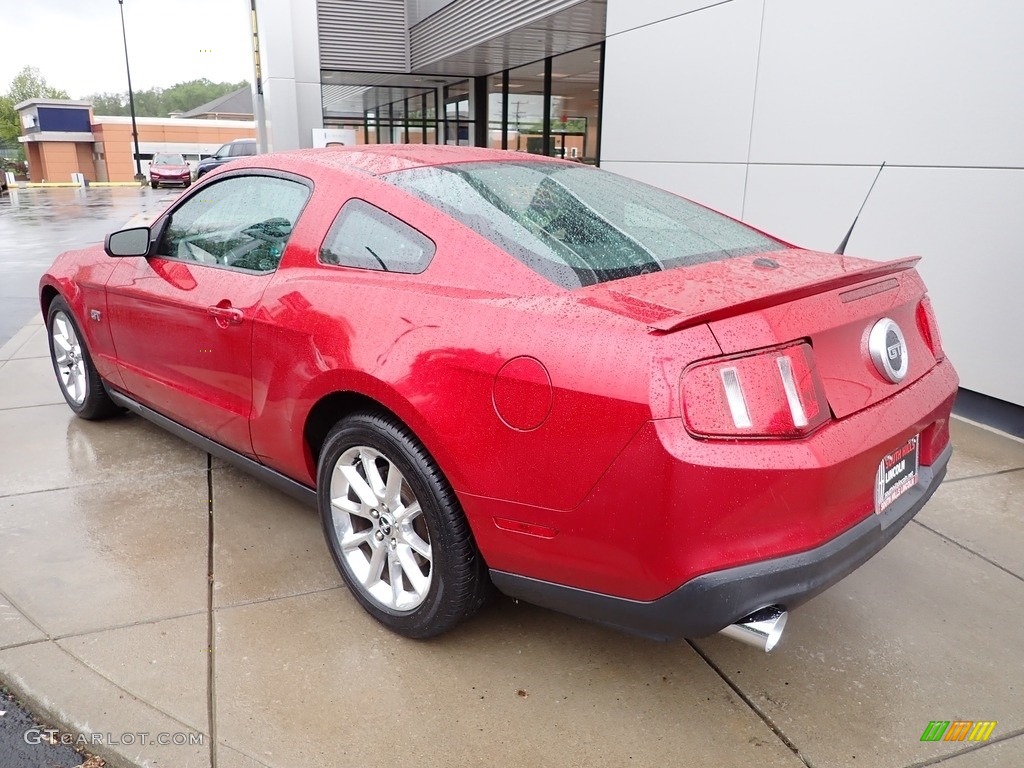 2010 Mustang GT Coupe - Red Candy Metallic / Charcoal Black photo #3