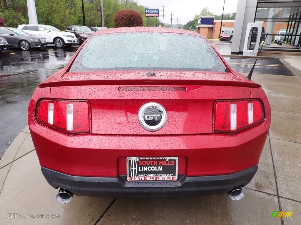 2010 Mustang GT Coupe - Red Candy Metallic / Charcoal Black photo #4