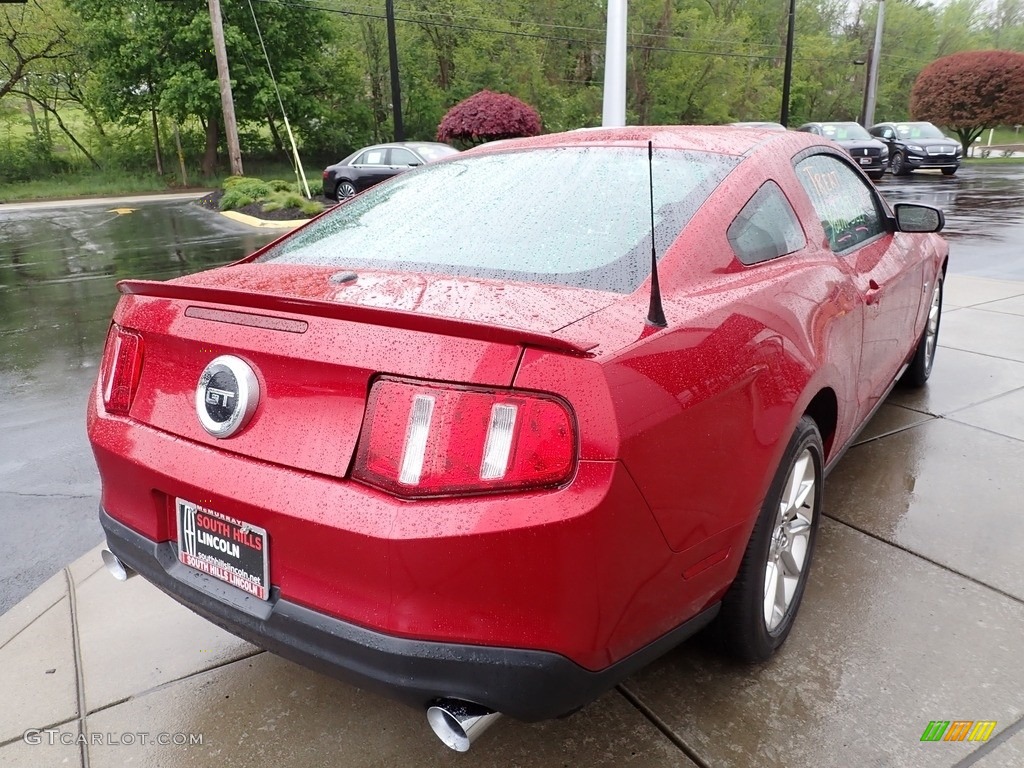 2010 Mustang GT Coupe - Red Candy Metallic / Charcoal Black photo #5