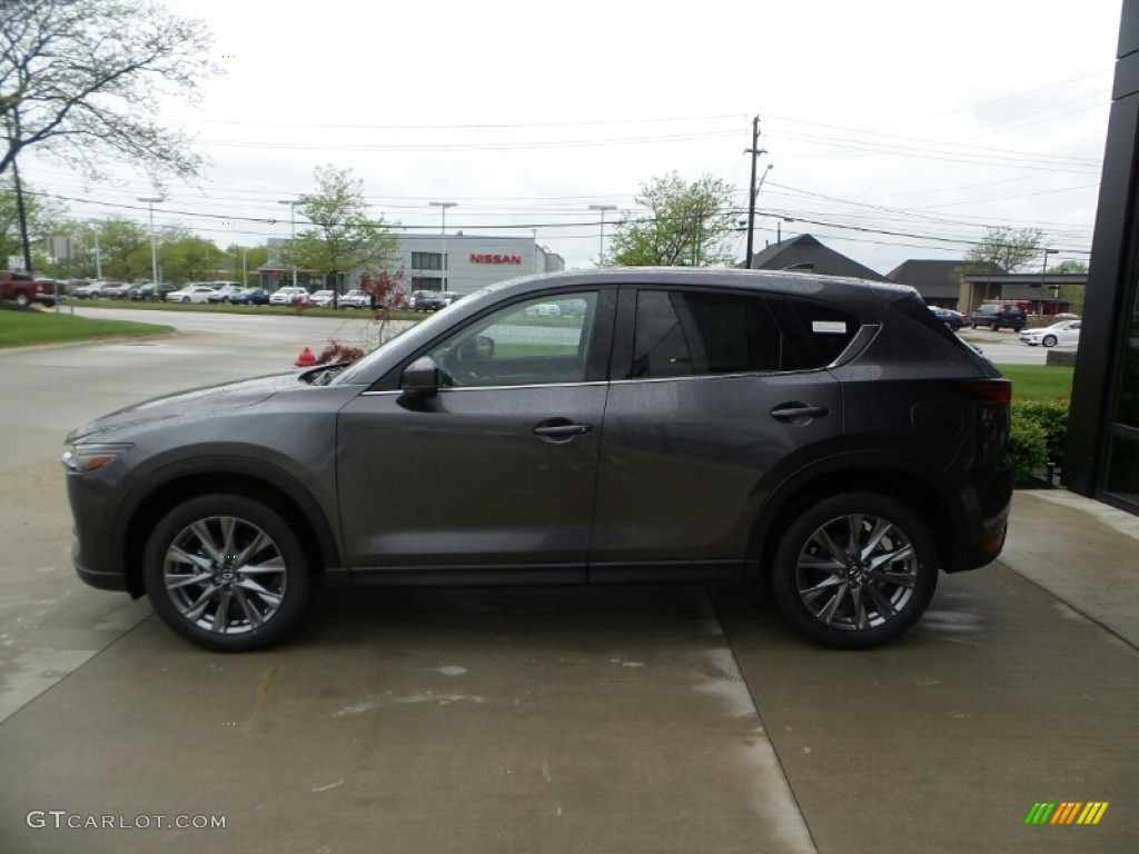 2021 CX-5 Grand Touring AWD - Machine Gray Metallic / Parchment photo #6