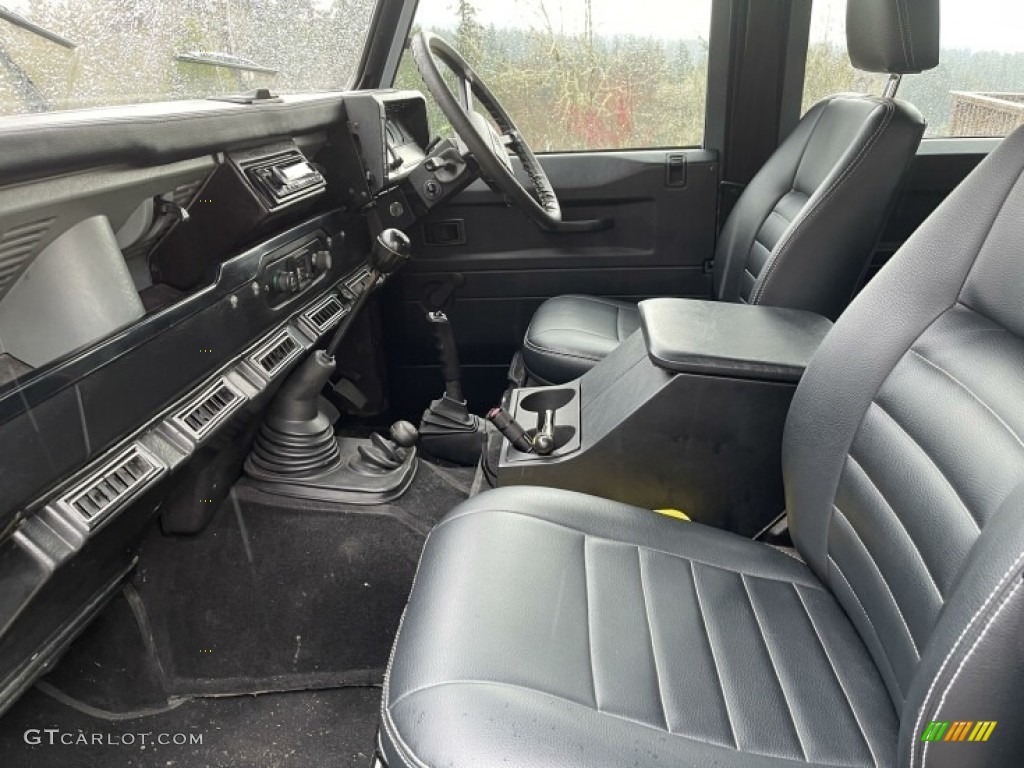 Black Interior 1990 Land Rover Defender 110 Right Hand Drive Photo #141907170