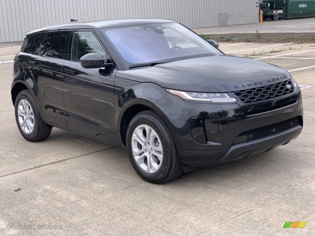 Santorini Black Metallic 2021 Land Rover Range Rover Evoque S Exterior Photo #141907245