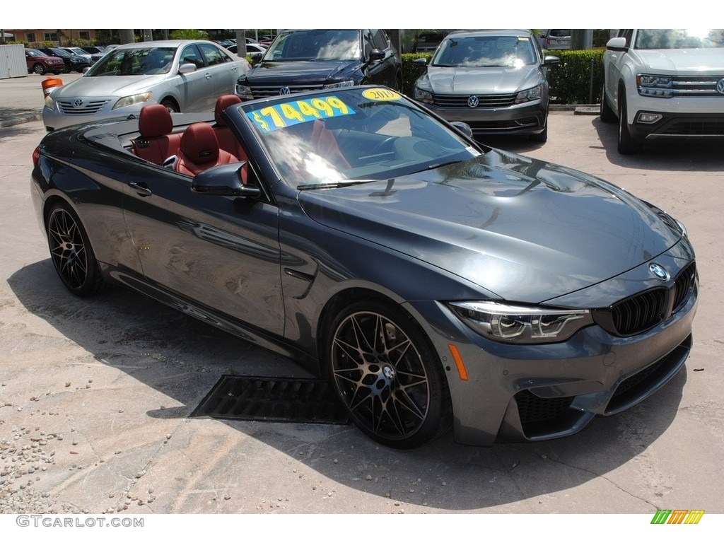 Mineral Grey Metallic 2019 BMW M4 Convertible Exterior Photo #141907884