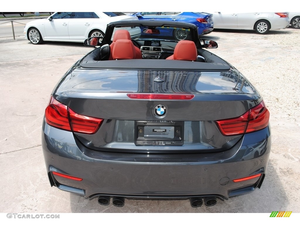 2019 M4 Convertible - Mineral Grey Metallic / Sakhir Orange/Black photo #6