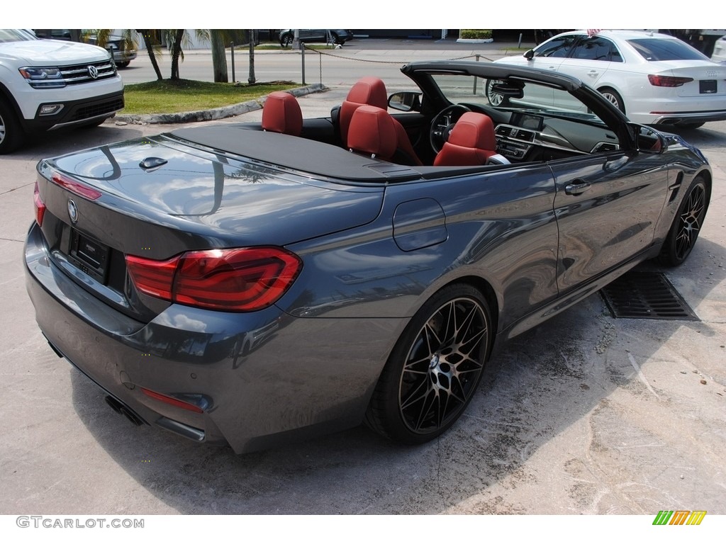 2019 M4 Convertible - Mineral Grey Metallic / Sakhir Orange/Black photo #7