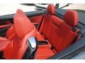 2019 BMW M4 Sakhir Orange/Black Interior Rear Seat Photo