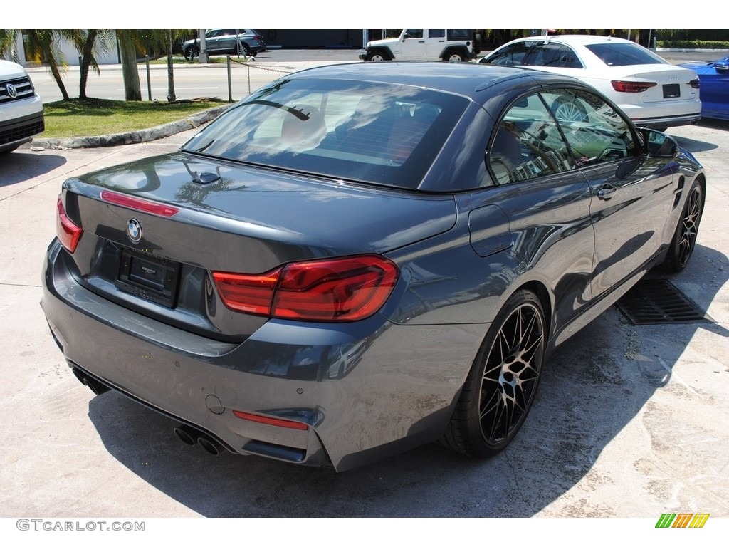 2019 M4 Convertible - Mineral Grey Metallic / Sakhir Orange/Black photo #16