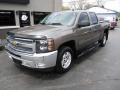 Mocha Steel Metallic - Silverado 1500 LT Crew Cab Photo No. 2