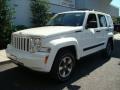 2008 Stone White Jeep Liberty Sport  photo #2