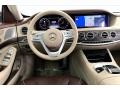 Mahogany/Silk Beige Dashboard Photo for 2018 Mercedes-Benz S #141909543