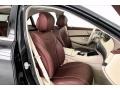 Mahogany/Silk Beige Front Seat Photo for 2018 Mercedes-Benz S #141909582