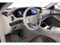 Mahogany/Silk Beige Prime Interior Photo for 2018 Mercedes-Benz S #141909747
