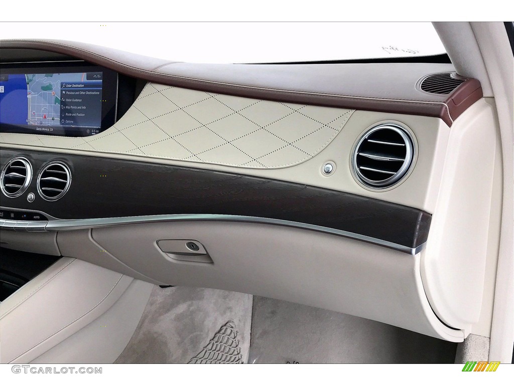 2018 Mercedes-Benz S 450 Sedan Mahogany/Silk Beige Dashboard Photo #141909786
