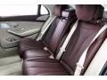 2018 Mercedes-Benz S Mahogany/Silk Beige Interior Rear Seat Photo