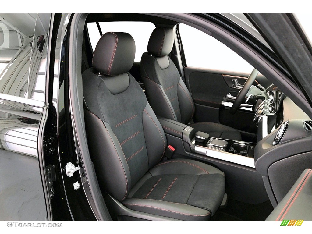 Black/DINAMICA w/Red Stitching Interior 2021 Mercedes-Benz GLB 250 Photo #141910290