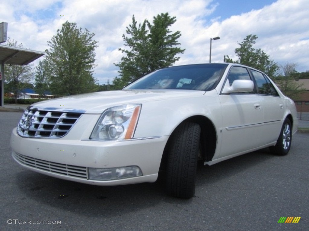 2008 DTS Luxury - White Diamond Tricoat / Ebony photo #6