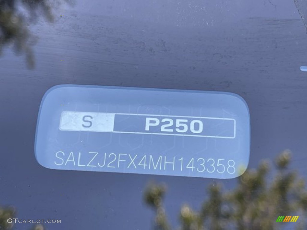 2021 Range Rover Evoque S - Seoul Pearl Silver Metallic / Ebony photo #32