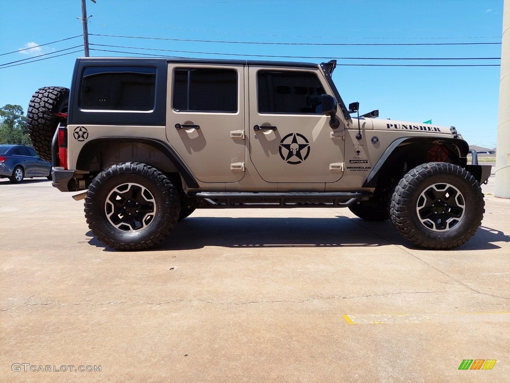 2016 Wrangler Unlimited Sport 4x4 - Mojave Sand / Black photo #12