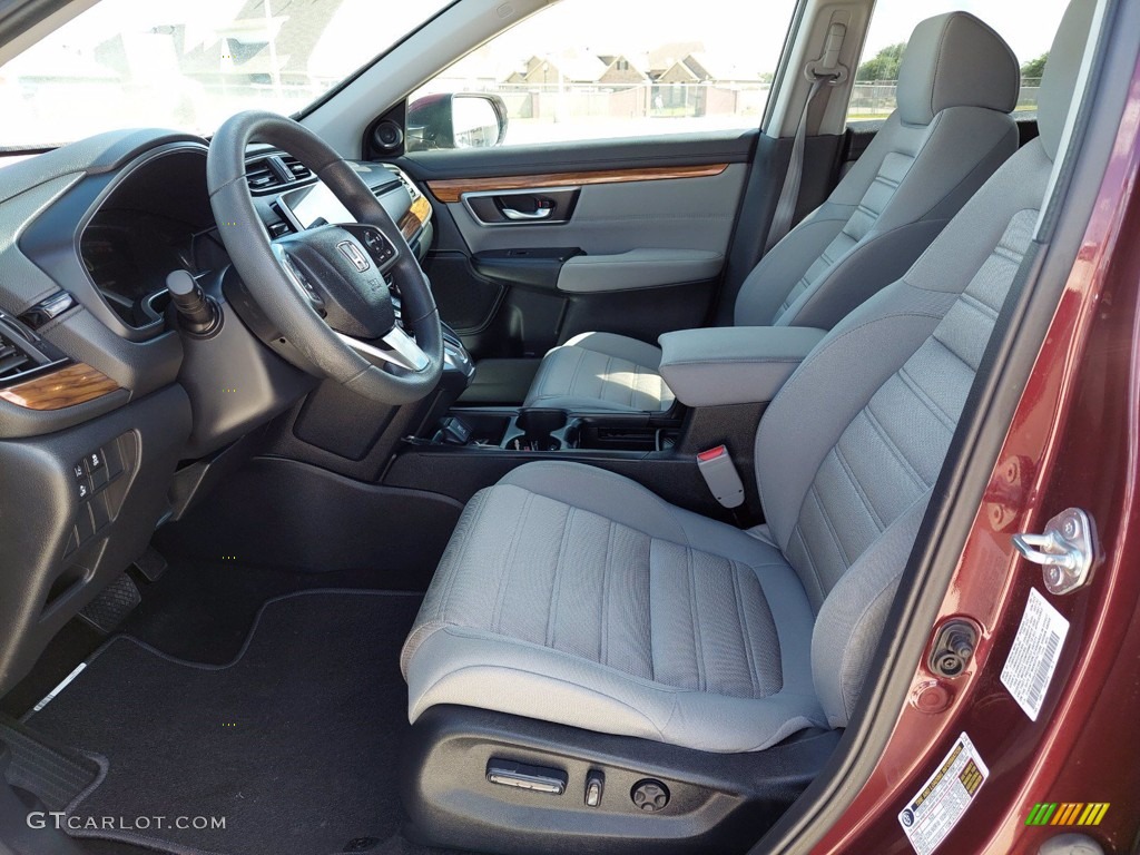 2018 CR-V EX - Basque Red Pearl II / Gray photo #4